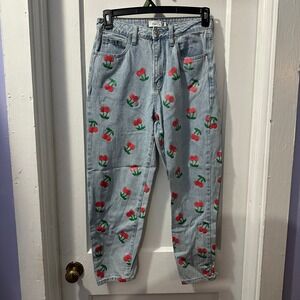 Rue21 Cherry Print Jeans in 8